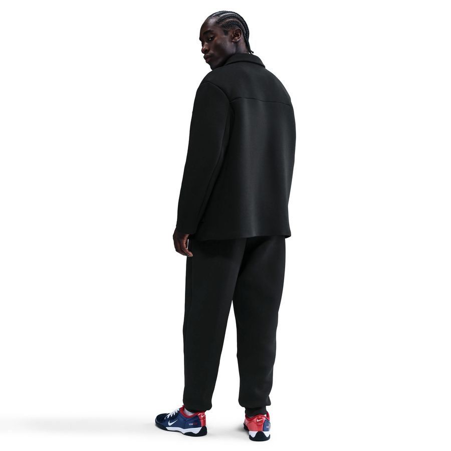 Paris Saint Germain Training Trousers NSW Tech Fleece - Black - Men's-SoccerKits Hub | Buy Soccer Jerseys Online
